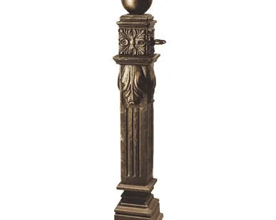 фото Столбик для ограды с шаром