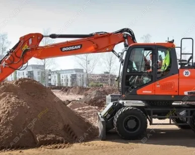 фото Аренда колесного экскаватора Doosan DX190W, Москва