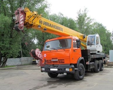 фото Автокран 25т - услуги, аренда