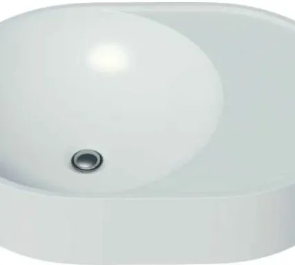 Фото №0 Раковина Uperwood UPD Luna 50 белый 2911020343