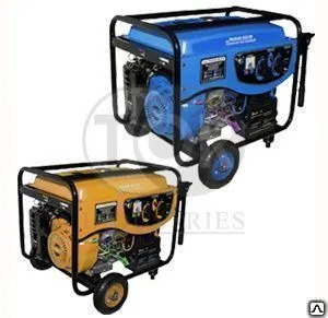 фото Генератор бензиновый 5кВт синхронный TOR LB6500E (COP) 220В, 25л, колесный