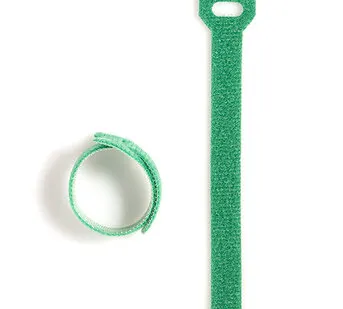 фото Хомуты-липучки 230x13мм (упак: 10 шт / 1 цвет / зеленый)