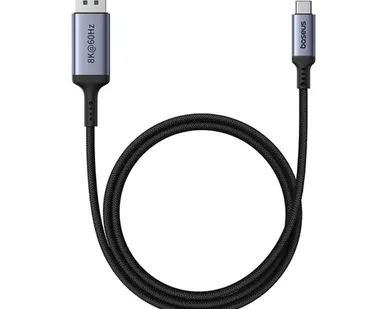 фото Кабель Baseus High Definition Series 8K 60HZ Type-C - DisplayPort 1.5 м, чёрный