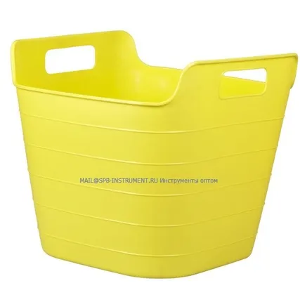 Фото №0 Ведро гибкое пластиковое прямоугольное FIT 340х370 мм 26,5 л 67845