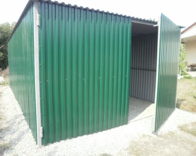 фото Изготовим гараж из профнастила