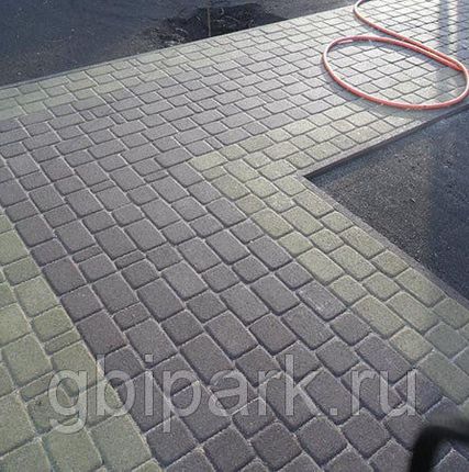 Фото №0 Мощение дорожек плиткой