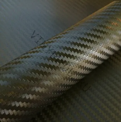 Фото №0 Пленка Черный карбон 3D