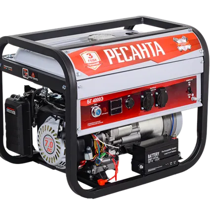 Фото №0 Электрогенератор Ресанта БГ 4000 Э