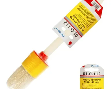 фото Кисть круглая №12, диаметр 45 мм (Hobbi) (шт.)