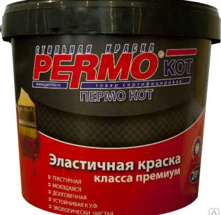 фото Краска текстурная PermoКот 20 кг