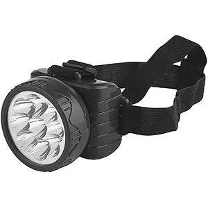 фото Фонарь TG9 налобный аккум. 4В 0.9А.ч 9хLED ЗУ 220В карт. упак. Трофи C0045557
