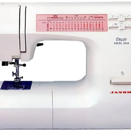 Фото №0 Швейная машина Janome Decor Excel 5018, белый