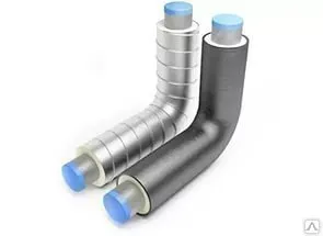 фото Отвод ППУ ст.20 530/710 В ПЭ оболочке