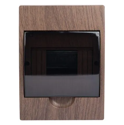 Фото №1 Щит ЩРН-П-6 IP41 темное дерево PROxima EKF pb40-n-6-dark