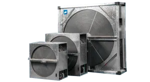 фото Монтаж роторного рекуператора