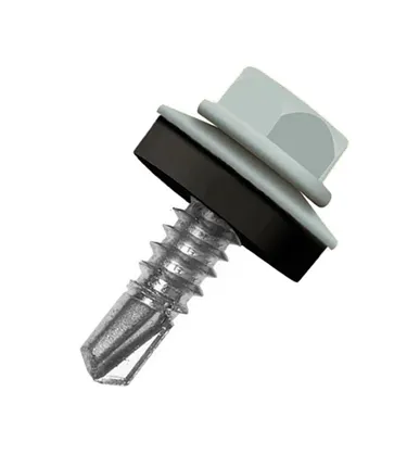 Фото №0 Саморез кровельный 5,5х19 RAL 7042