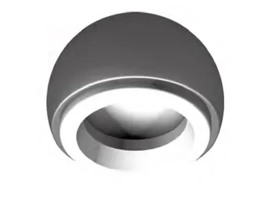 фото Биполярная бедренная головка DIAMOND™ Сталь 316 L + UHMWPE
