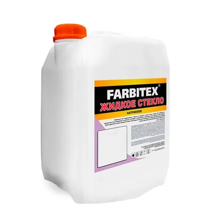 Фото №0 Жидкое стекло 14 кг ФАРБИТЕКС (1/1)