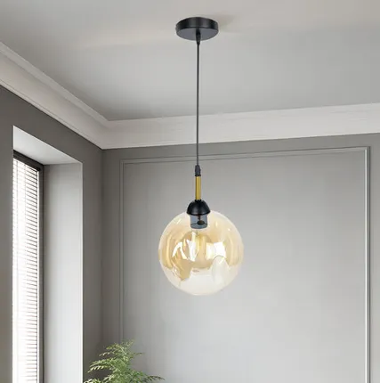 Фото №0 Светильник подвесной Brilliant light XA3265-1 Е27, черный, латунь