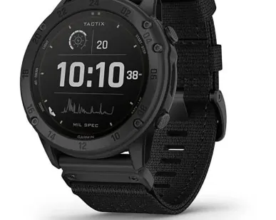 фото Часы Garmin Tactix Delta - Solar Ballistics с черным нейлоновым ремешком
