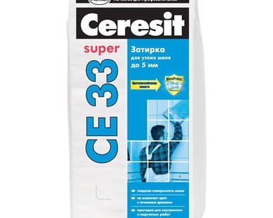 фото Затирка Церезит CE33 Супер (Ceresit CE33 Super) №88 (тёмно-синий) 2-5мм, 2к