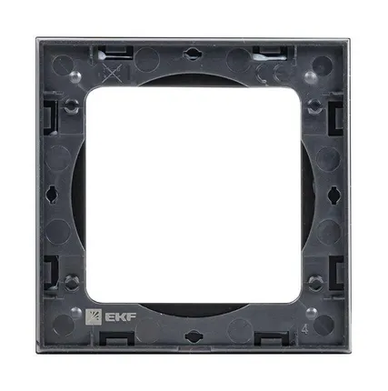 Фото №2 Рамка 1-м Стокгольм металл. черн. PROxima EKF EZM-G-302-10