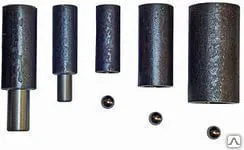 фото Петля навес гаражная 120*24 (с шариком) черная турбо