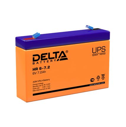Фото №0 Аккумулятор Delta HR 6-7.2