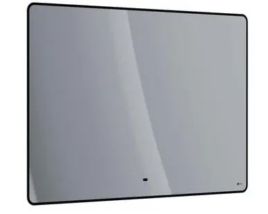 фото Зеркало Lemark MIOBLACK 120х80 см с интерьерной подсветкой, с подогревом