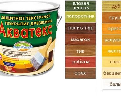 фото Защитное покрытие для древесины Акватекс, ДУБ 0,8л.