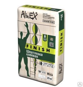 Фото №0 Шпатлевка клеевая AlinEX Финиш 25кг.