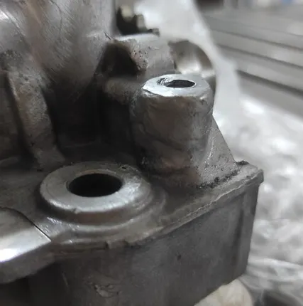 Фото №0 Восстановление резьбы по алюминию (наплавление, сверление, нарезка)