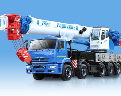 фото Автокран КС-75721-1 Галичанин на шасси КАМАЗ-7330 10х4, 70т, 42м