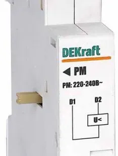 фото Расцепитель минимального напряжения РМ-401 400В DEKraft