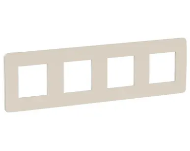 фото Рамка 4-м UNICA STUDIO шампань/бел. SchE NU280824