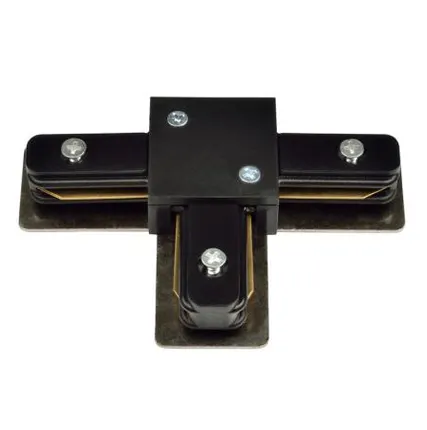 Фото №0 UBX-Q121 K31 BLACK 1 POLYBAG Соединитель для шинопроводов Т-образный Однофазный. Черный. ТМ Volpe.