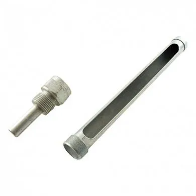 Фото №0 Оправа под термометр стальная 66 мм М27х2 прямая