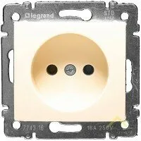Фото №0 Механизм розетки силовой 1-м СП VALENA без заземления слоновая кость Legrand 774316