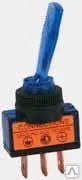 фото Сверхпрочный тумблер с подсветкой, вкл/выкл (синий)