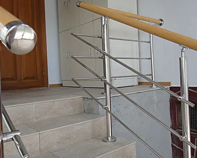 фото Перила из нержавейки