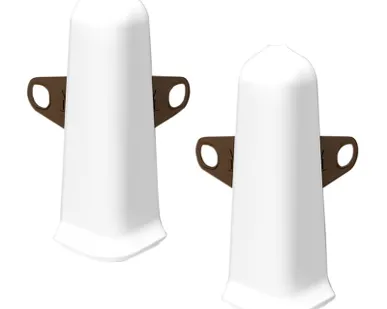 фото Угол наружный Ideal Deconika 85, 001 Белый, 2шт