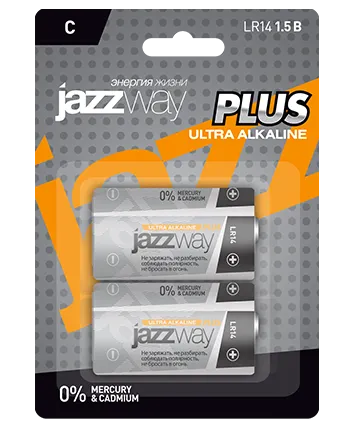 Фото №0 Элемент питания LR20 JAZZway Ultra PLUS BL-2