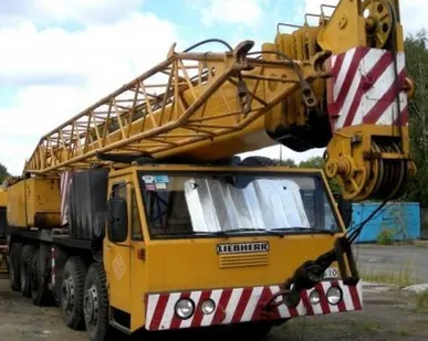фото Аренда автокрана Liebherr LT 1080 с экипажем
