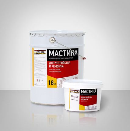 Фото №0 Мастика битумная Decken ( 18кг/18л