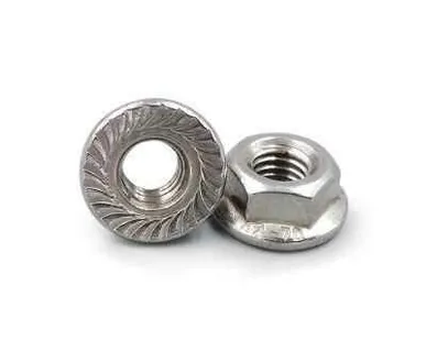 фото Гайка М10 с фланцем DIN6923 цинк (РФ)