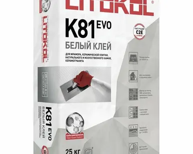 фото Клей для плитки Litokol Litoflex K81 25 кг