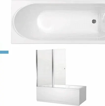 Фото №0 Акриловая ванна Aquanet West 160x70 (+ шторка Aquanet Alfa 4 NF6222-pivot)