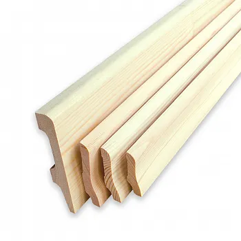 Фото №0 Плинтус "Евро" ПЕС-60 бессучковый сращенный L-2,2м Карпинск*10