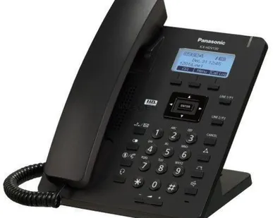 фото IP-телефон PANASONIC KX-HDV130RU BL [ЧЁРНЫЙ, 2 SIP, RUS, HD, SP]