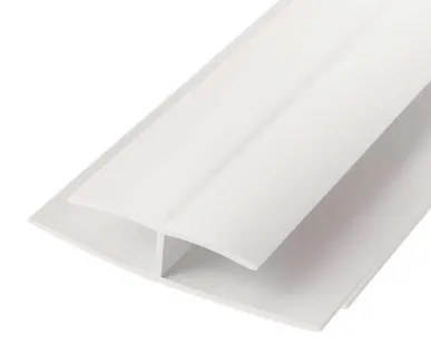 фото ПВХ Профиль 10мм соединительный 3,0м белый *1/50 941403